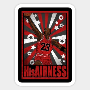 Jordan Basketball His Airness Chicago 23 Legend Sticker